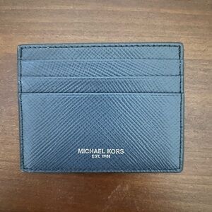 Michael Kors Navy Card Holder
